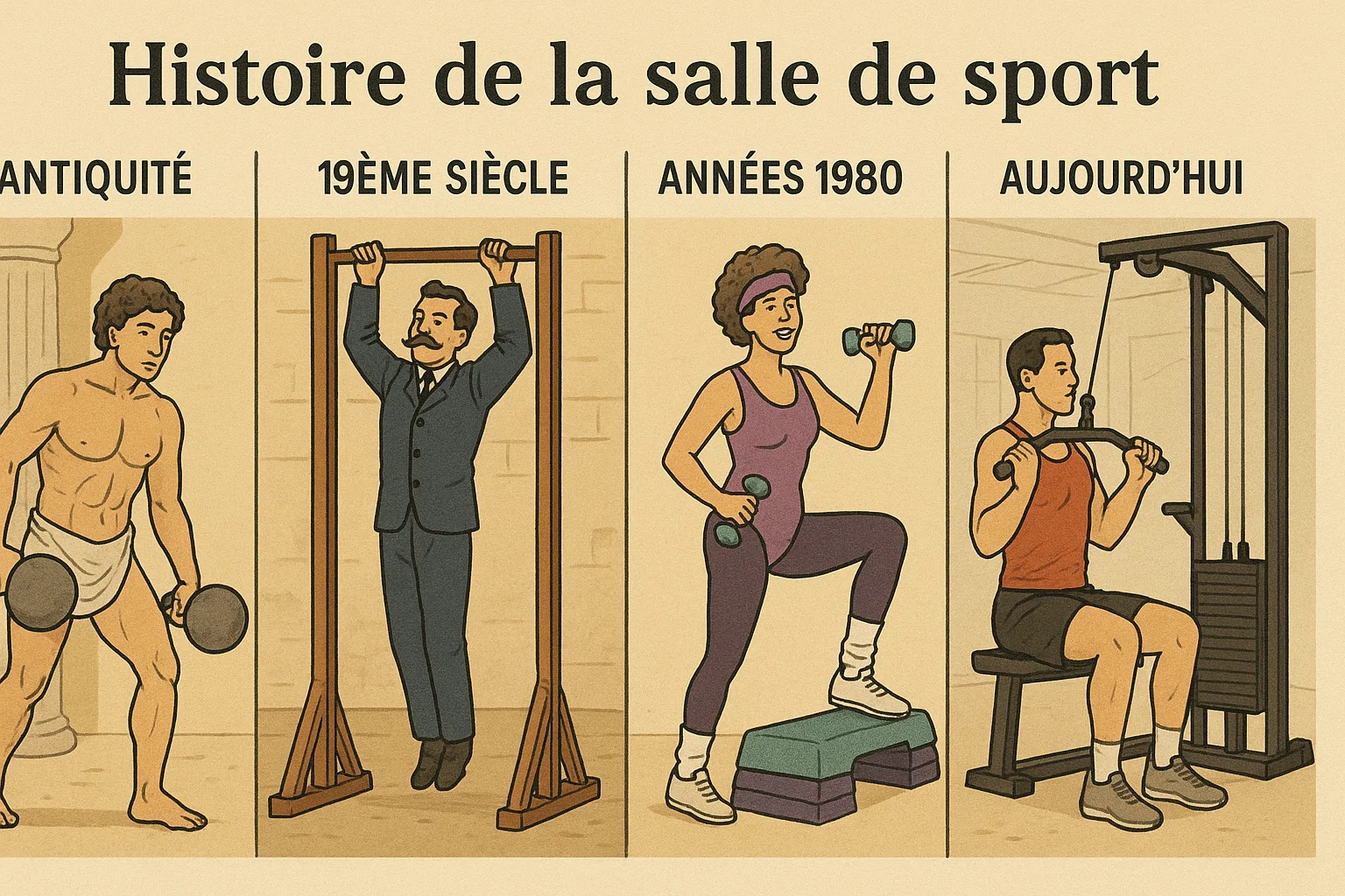 Histoire de la salle de sport